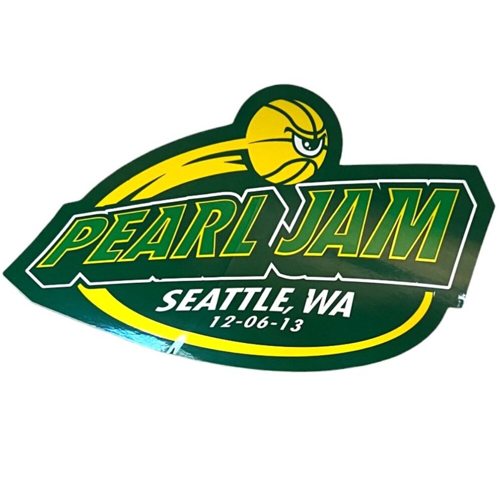 MINT Pearl Jam Seattle, Washington, December 6, 2013 Sticker